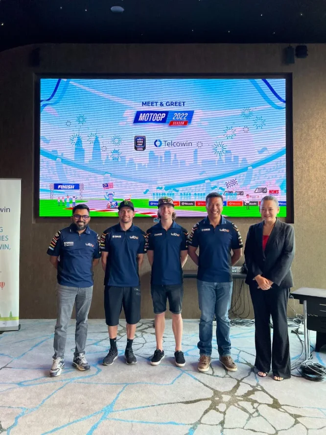 Telcowin hosts with the team&rsquo;s riders and principal