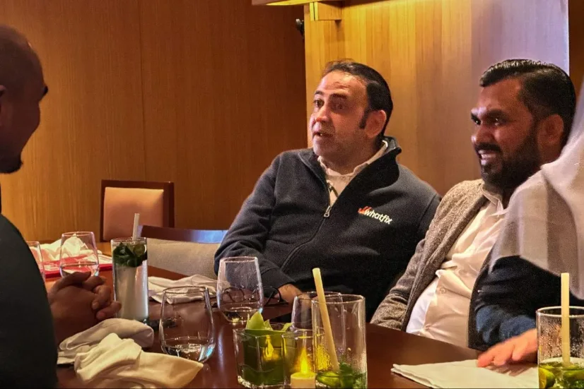 Raj Sundarason of Whatfix in discussion with guests
